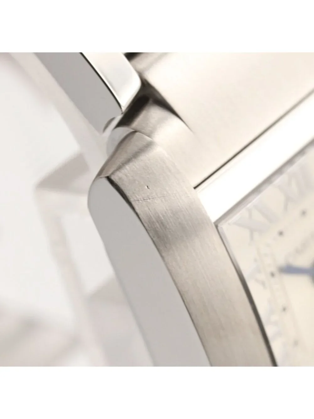 Cartier Watch Tank Francaise SM Silver Stainless Steel